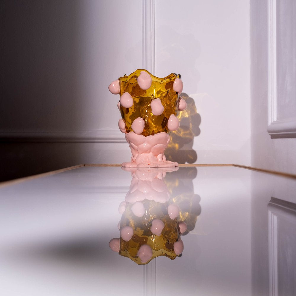 Nugget vase M - Amber Salmon