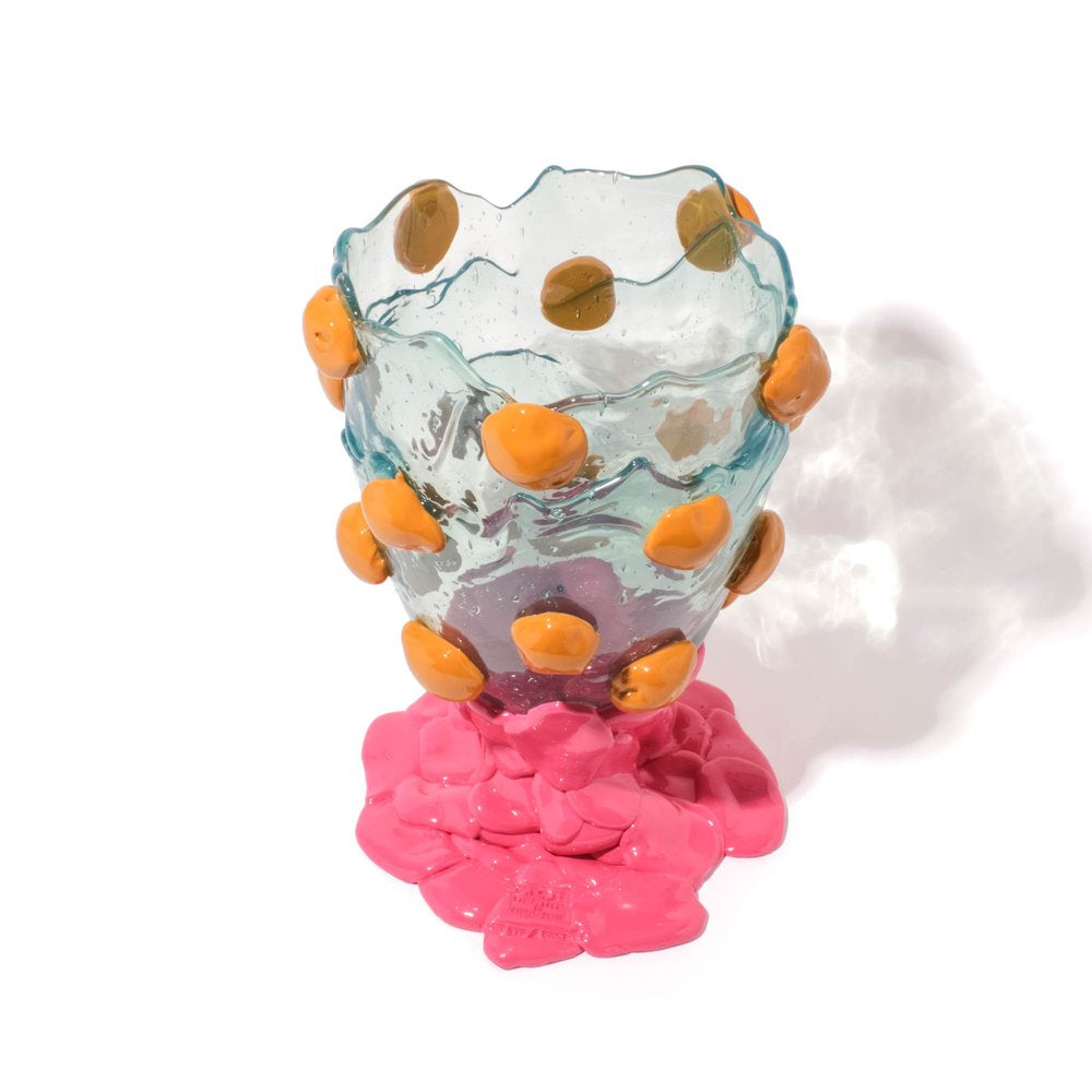 Nugget Vase L Extra Colour - Aqua, Ochre, Fuchsia