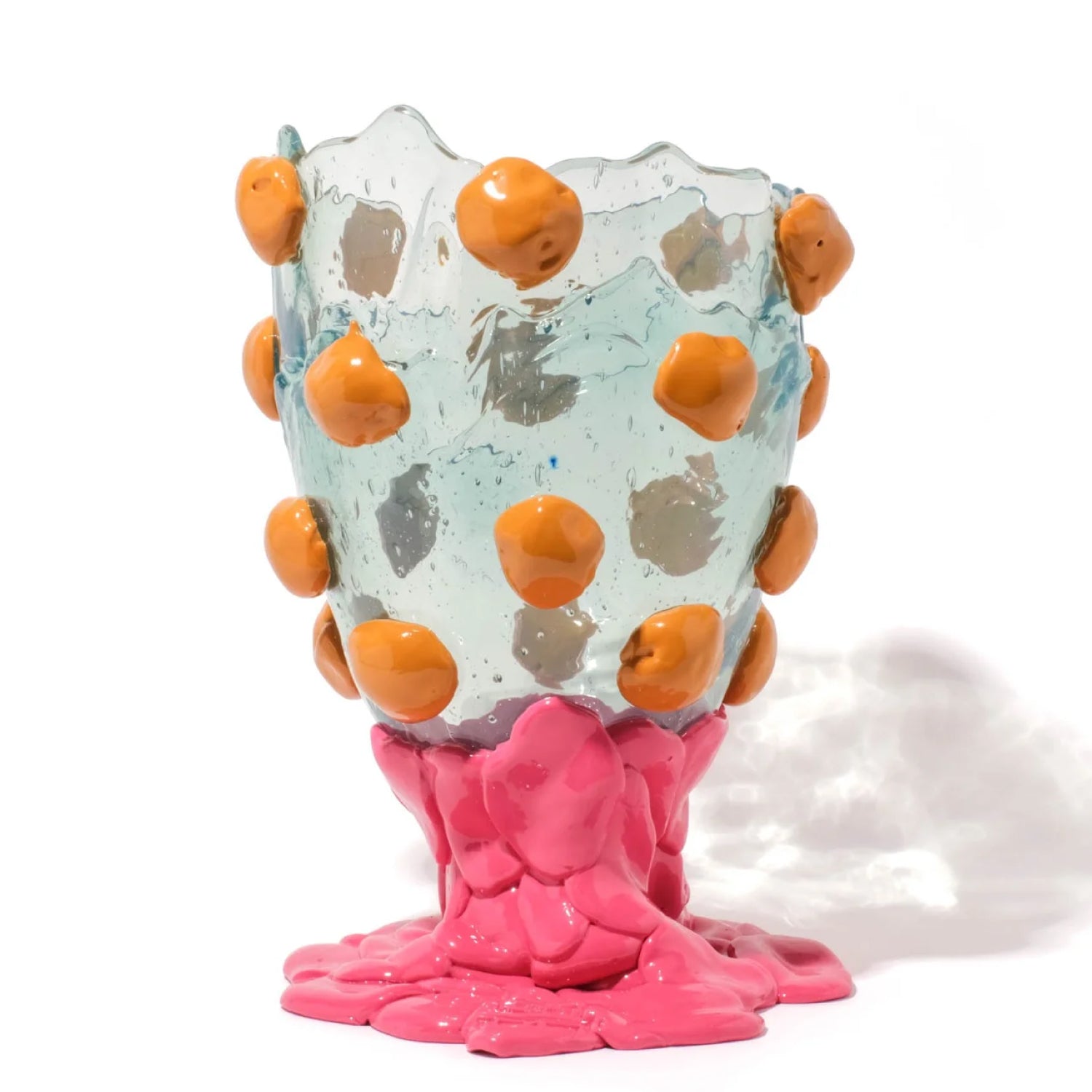 Nugget Vase L Extra Colour - Aqua, Ochre, Fuchsia