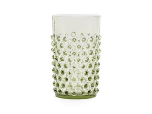 Hobnail Glass - Olive