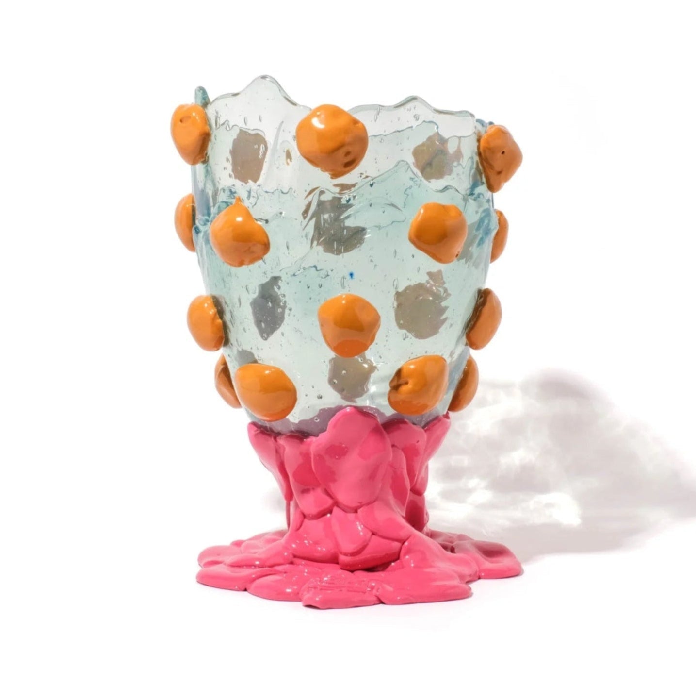 Nugget Vase L Extra Colour - Aqua, Ochre, Fuchsia