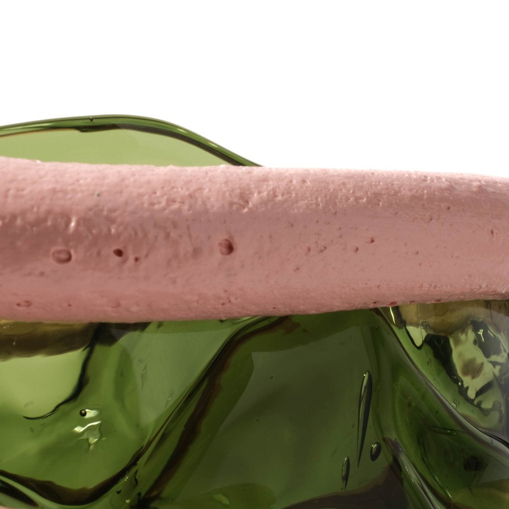 Pompitu I Vase L Bottle Green, Salmon
