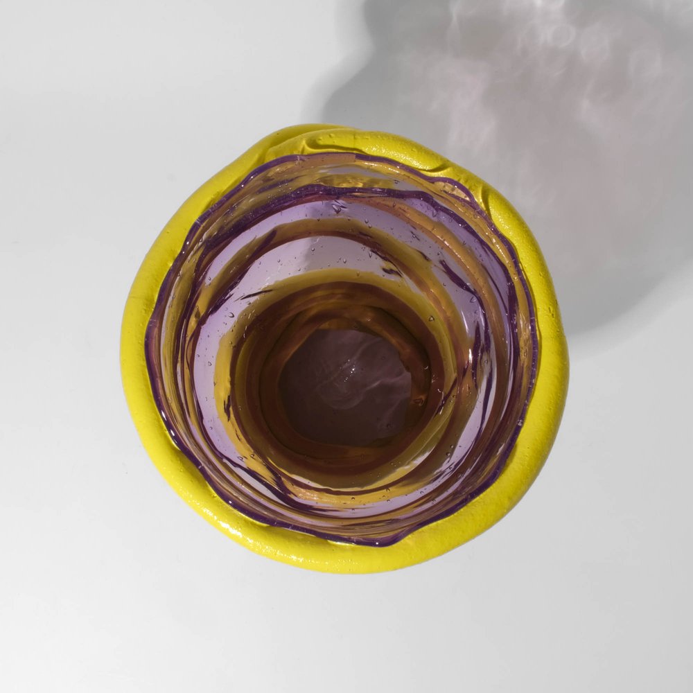 Pompitu vase I  L color  Lilac, Fluor, Yellow