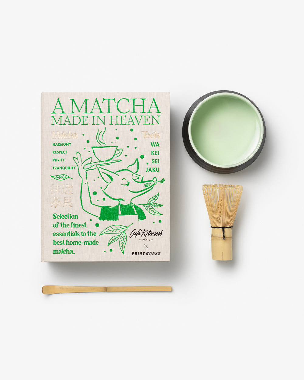 Matcha Tools - Cafe Kitsuné x Printworks – KaizenLiving DESIGN