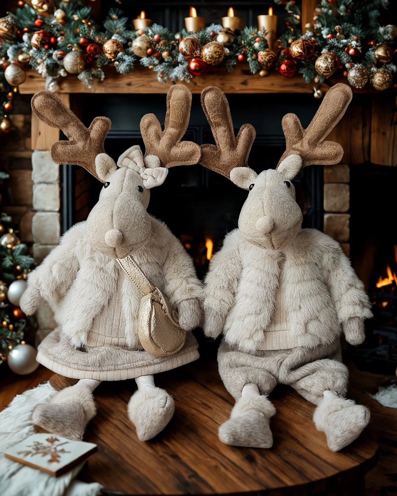 SITTING MOOSE BOY BEIGE/GREY OUTFIT