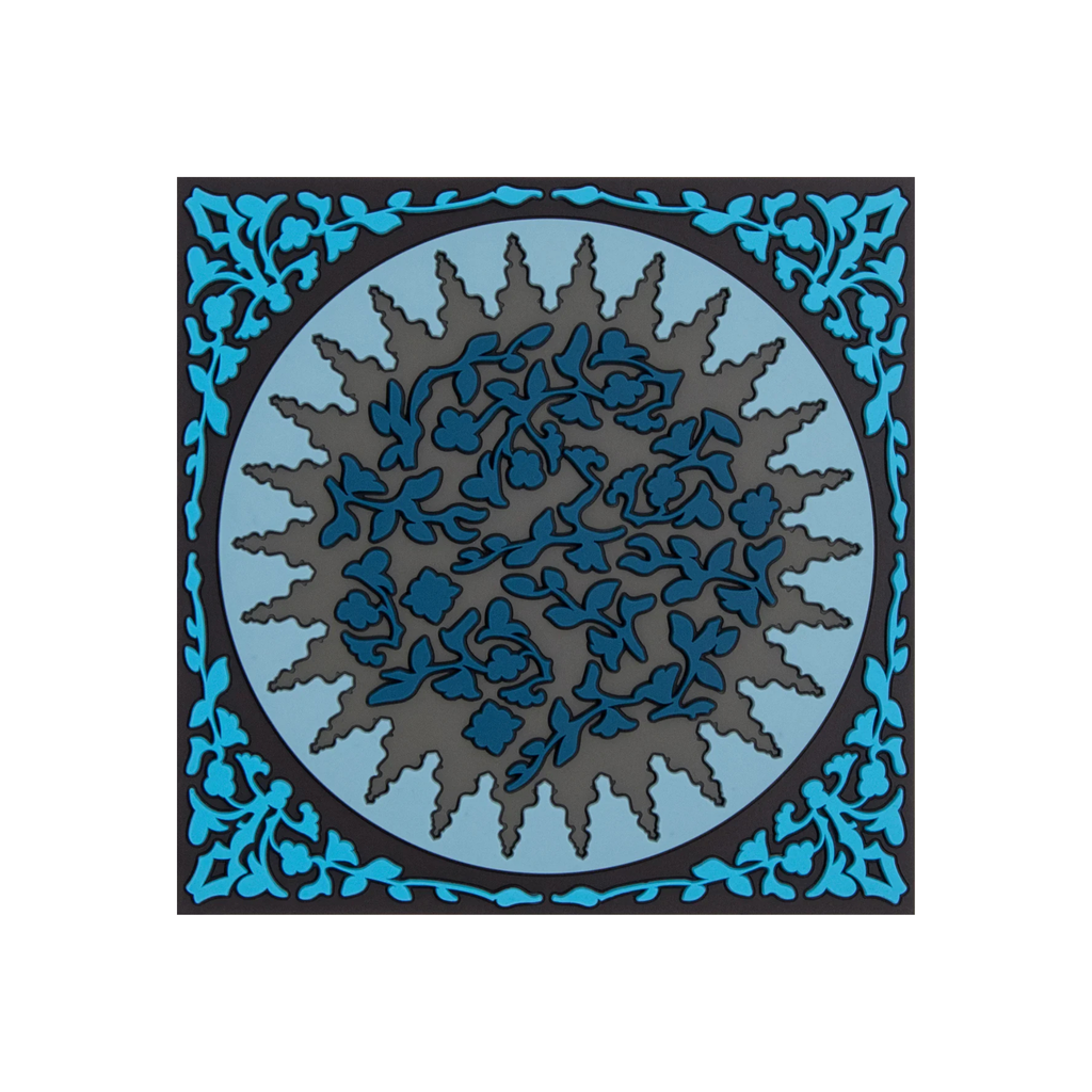 Trivet Mosaic Blue