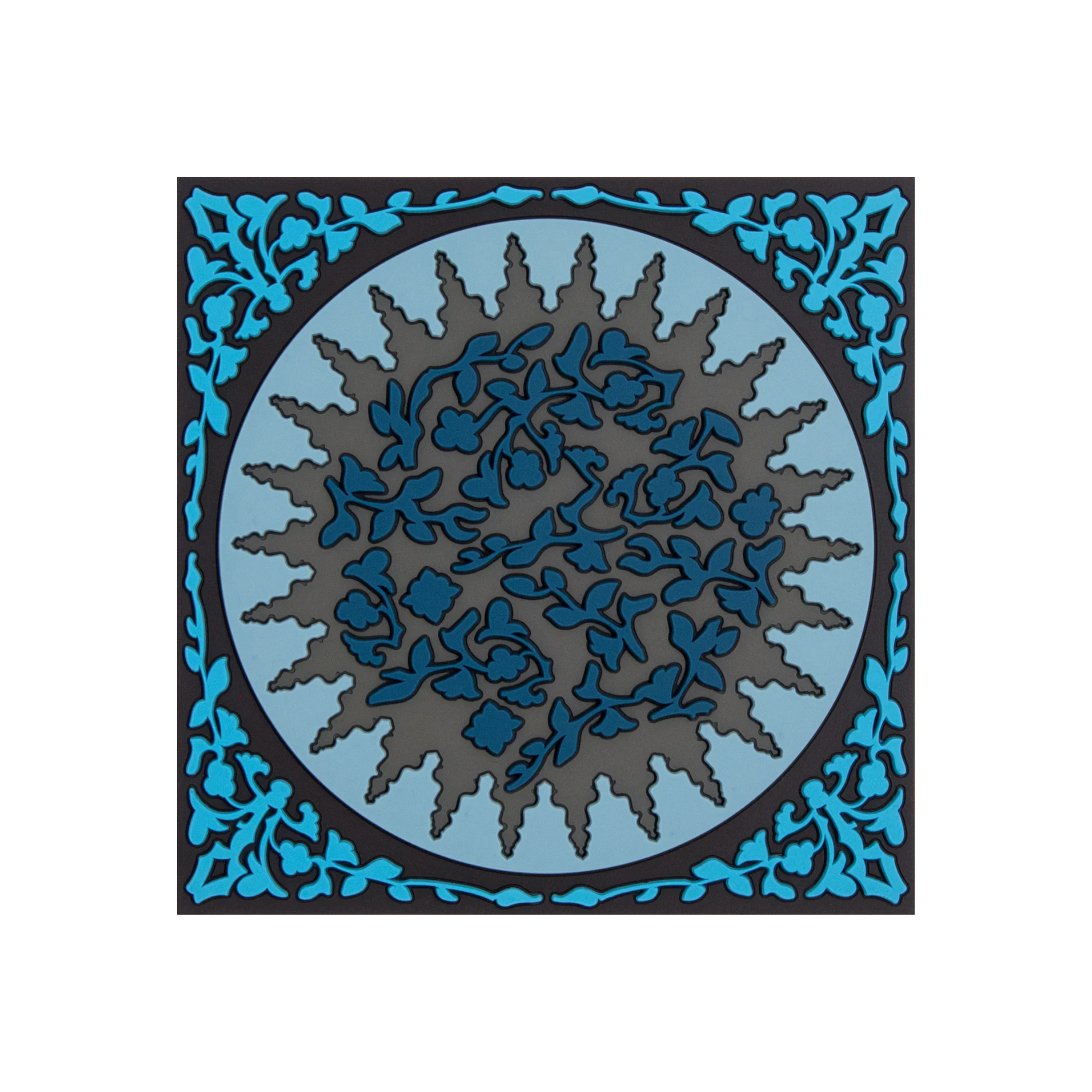 Trivet Mosaic Blue