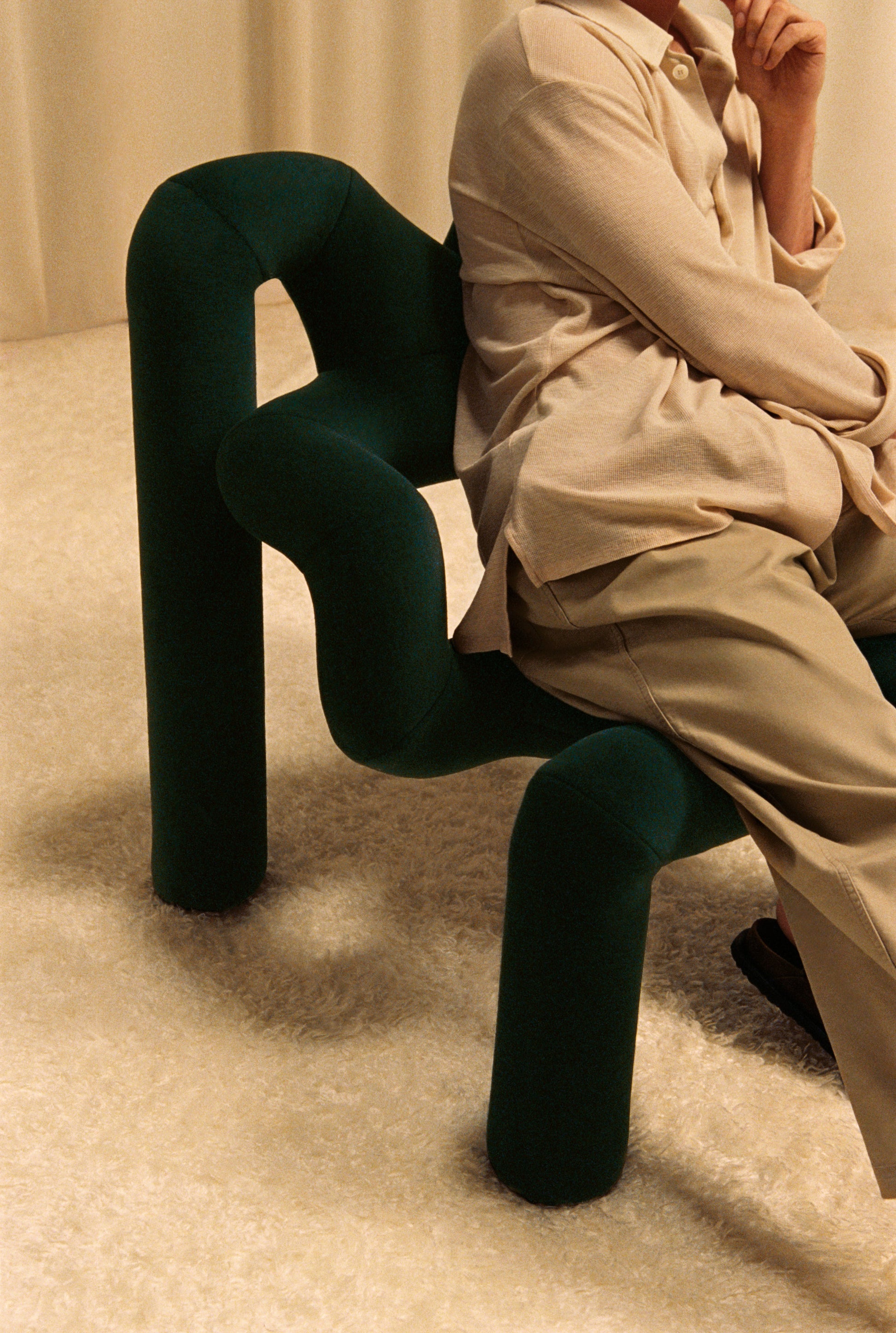 Cadeira Ekstrem em Calm Green Gentle 2