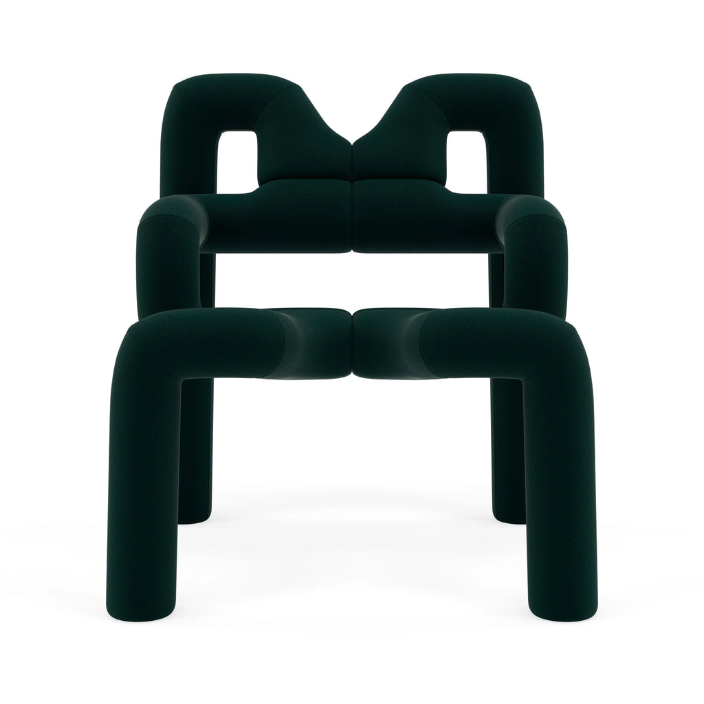 Ekstrem Chair in Calm Green Gentle 2