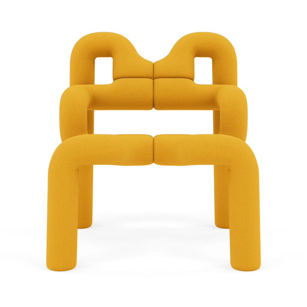 Ekstrem Chair In Knit - Sulphur