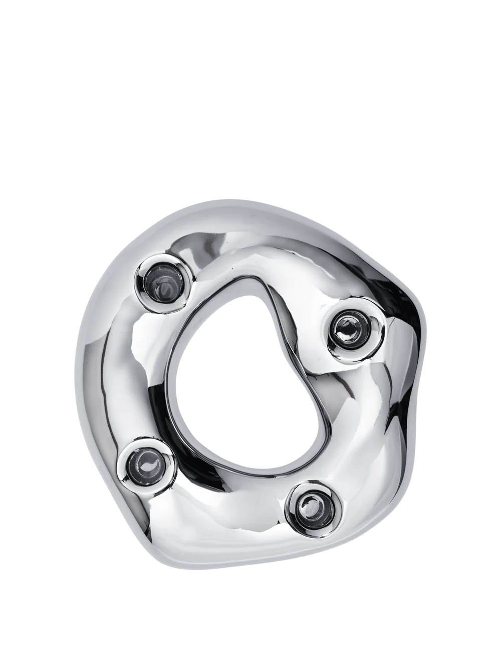 Bellure Ring Candle Holder - Silver