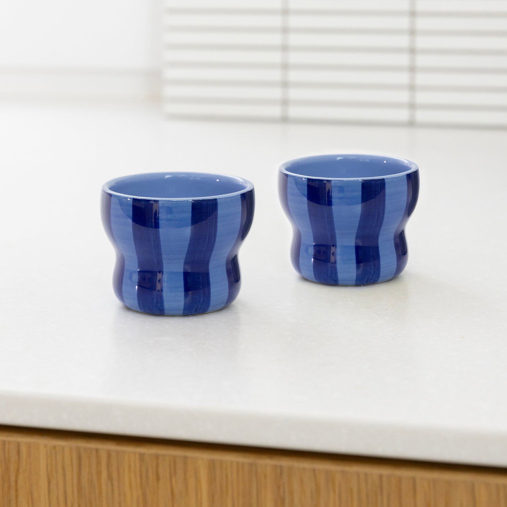 Mug circus large blue set of 2