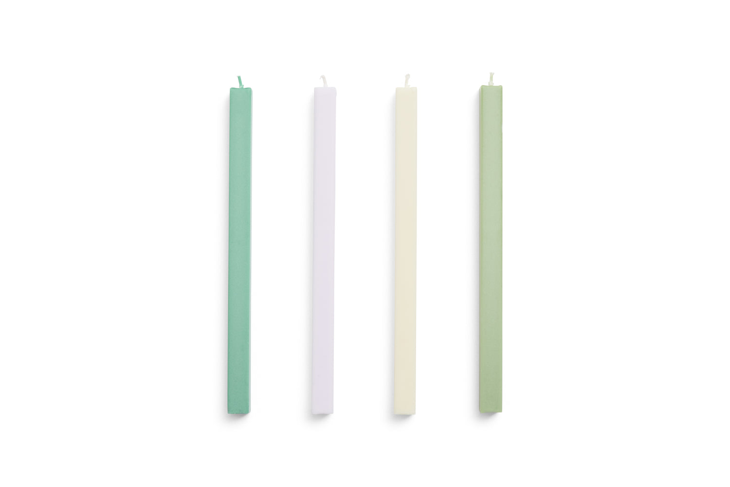 Square candle set of 4