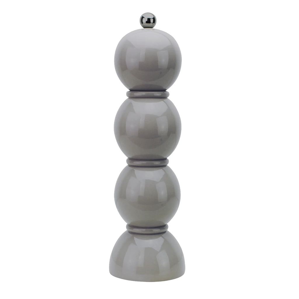 Chiffon Grey Bobbin Salt or Pepper Mill