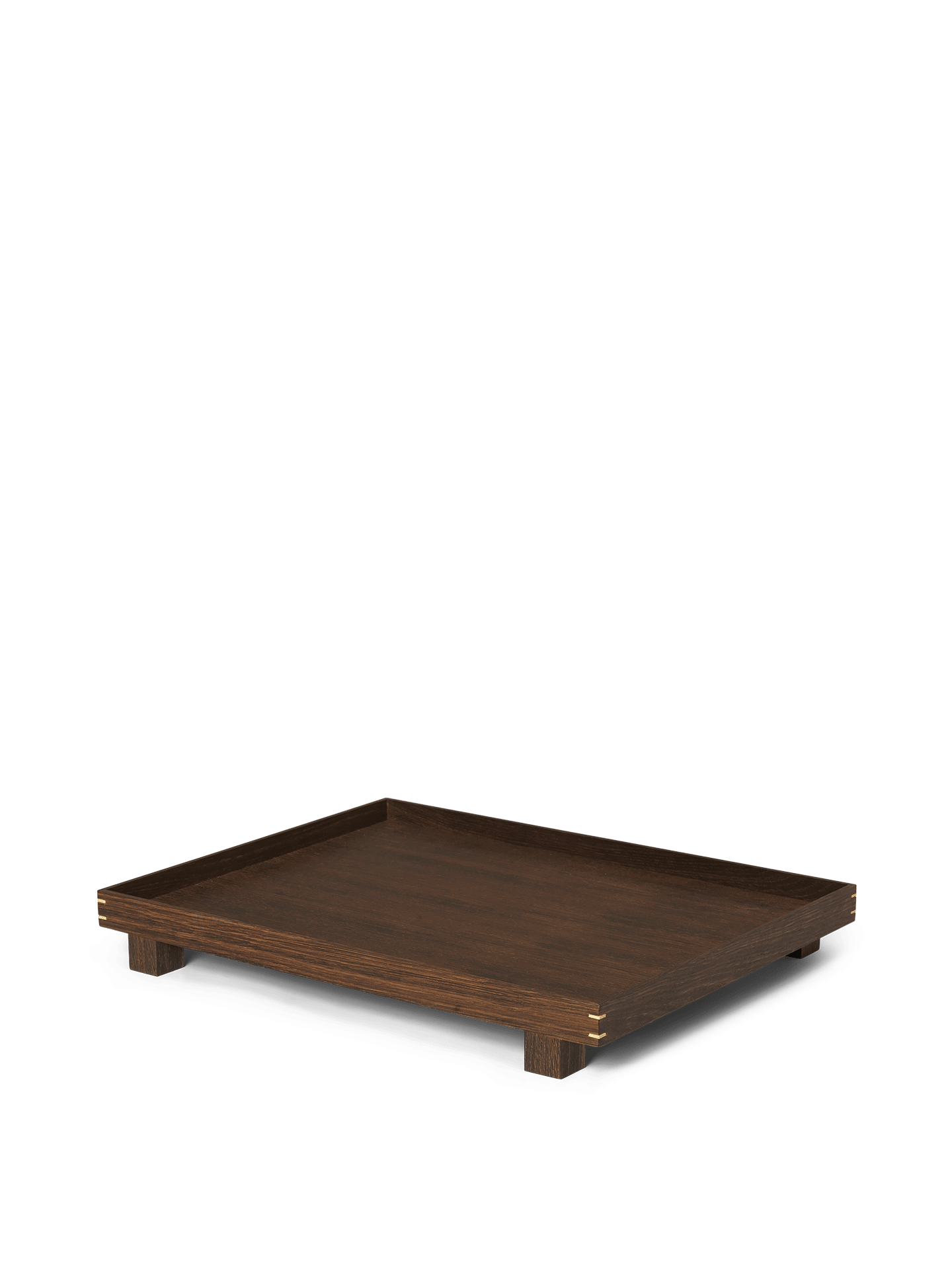 Bon Wooden Tray, Large - Smoked Oak