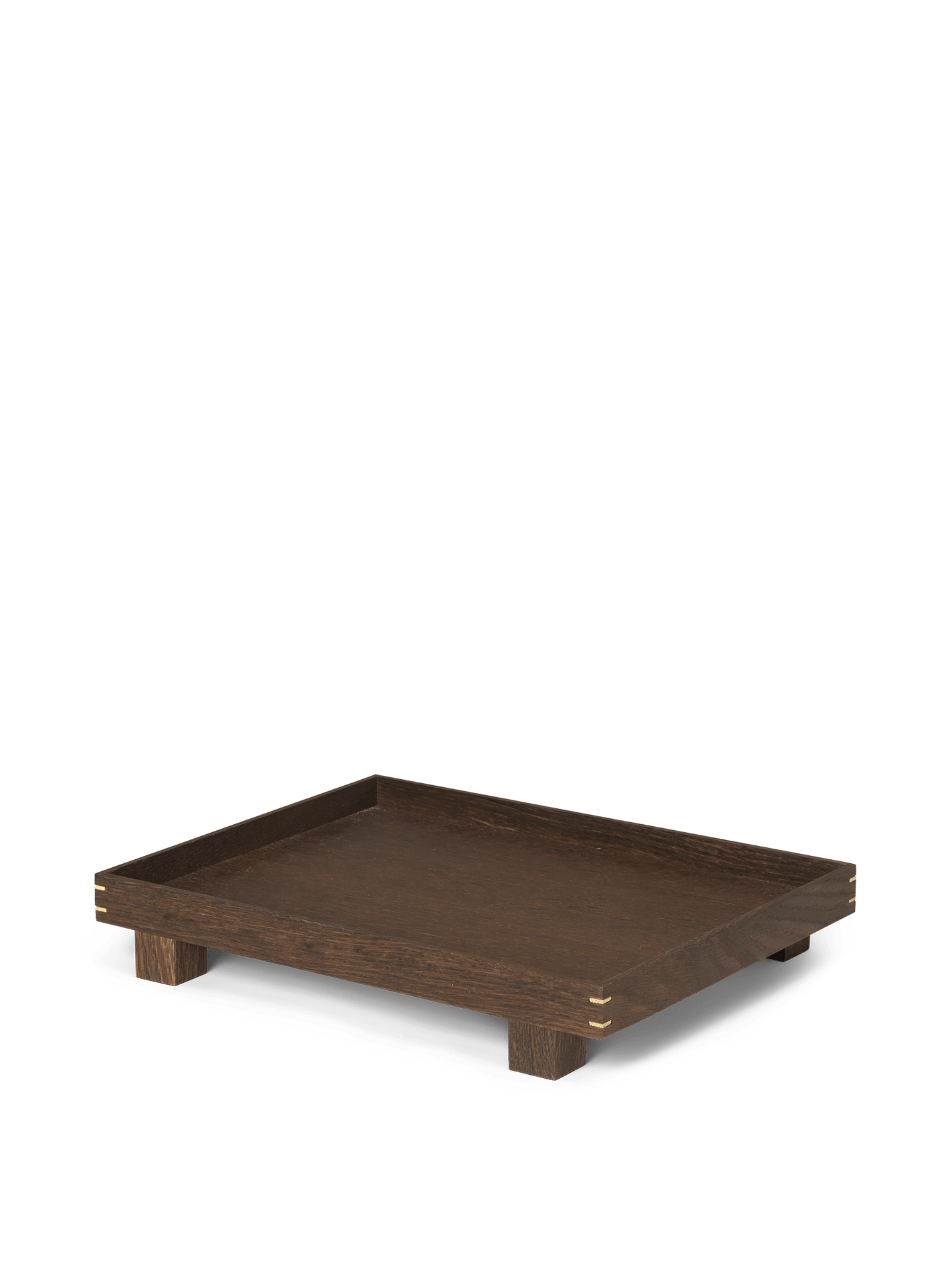 Bon Wooden Tray, Small - Smoked Oak