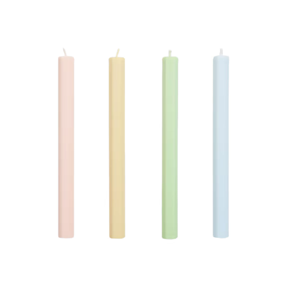 Hexagon candle set of 4