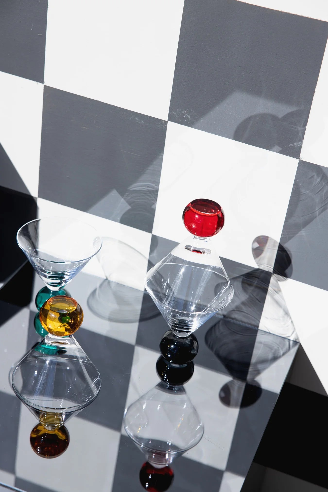 Glasses spice set of 2