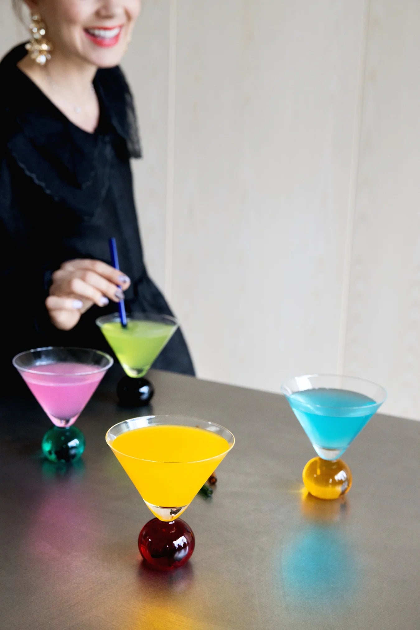 Glasses spice set of 2