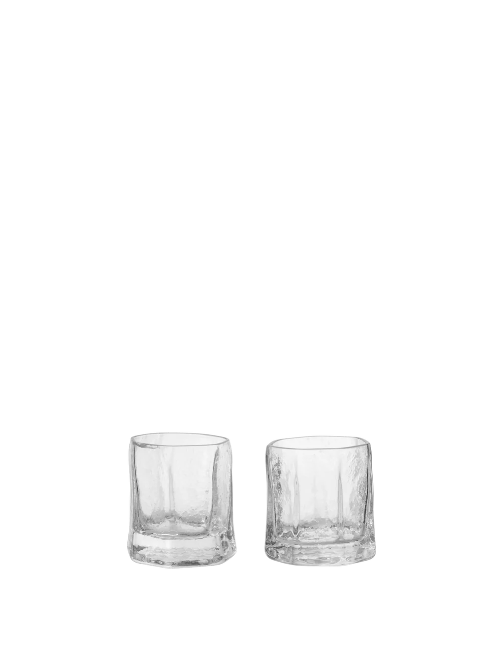 Kiru Small Glasses - Set of 2 - Clear