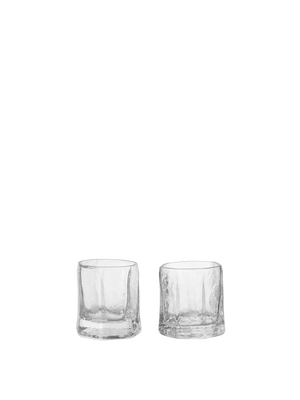 Kiru Small Glasses - Set of 2 - Clear