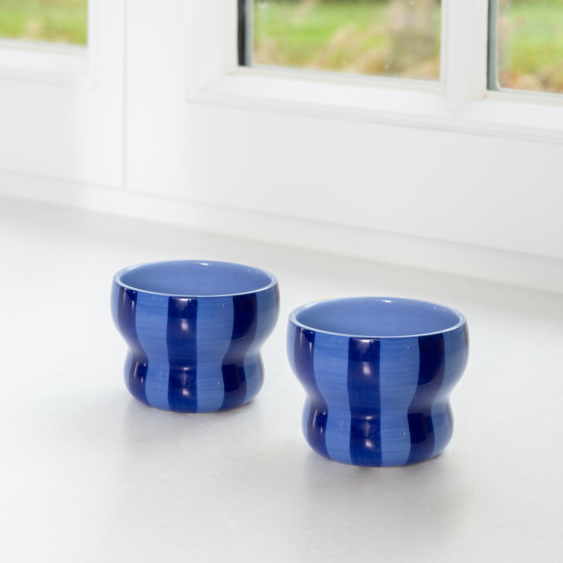 Mug circus large blue set of 2