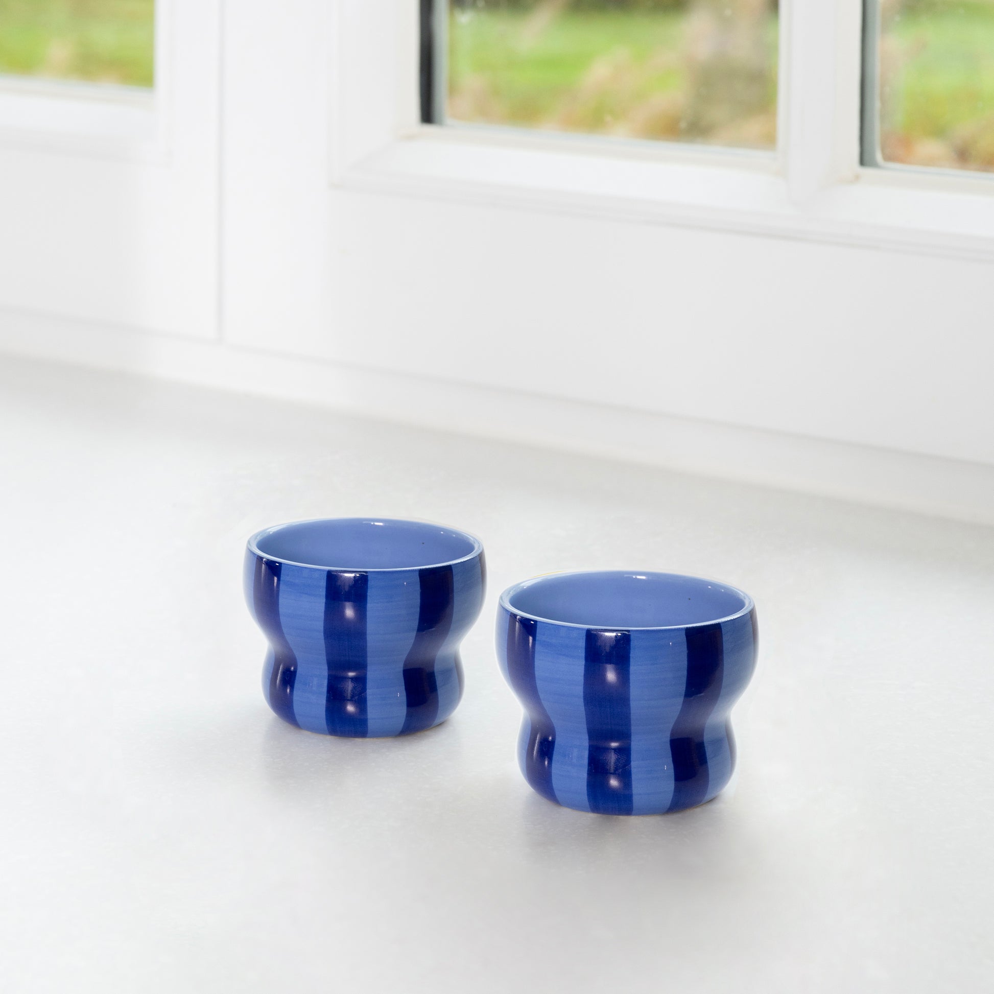 Mug circus large blue set of 2