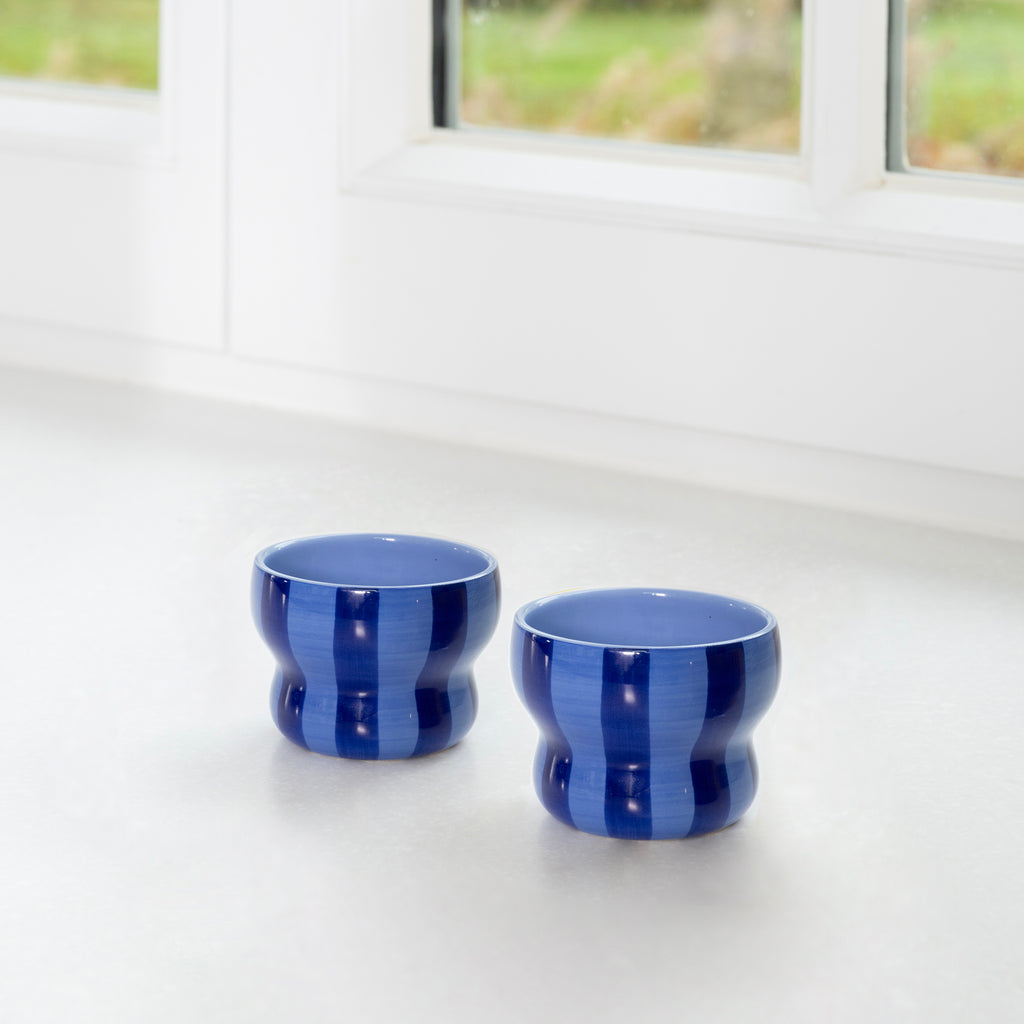 Mug circus large blue set of 2