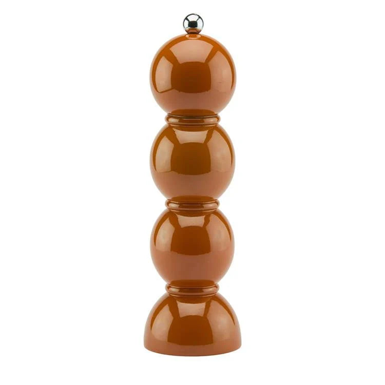 Nutmeg Bobbin Lacquer Salt or Pepper Mill