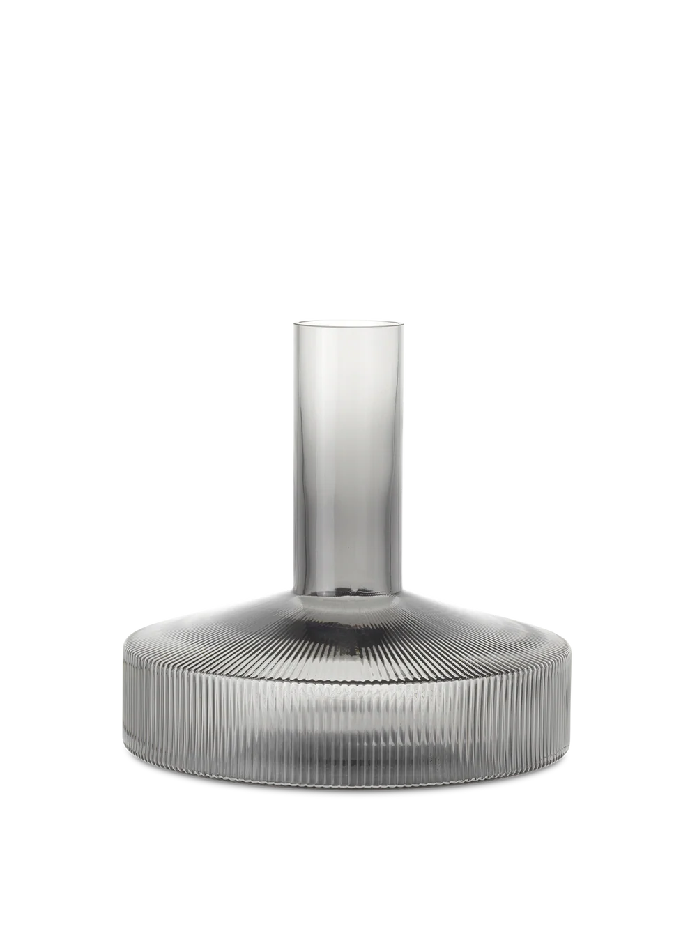 Ripple Wine Carafe - Smoked Grey