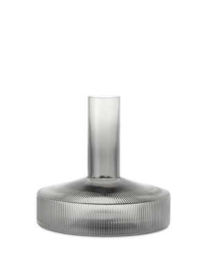 Ripple Wine Carafe - Smoked Grey